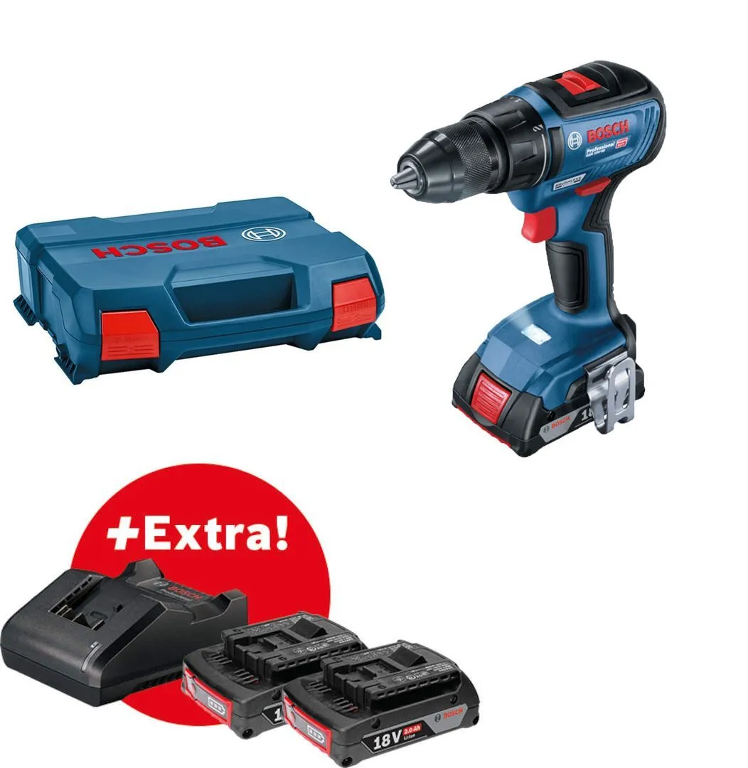 Bosch AKUMULATORSKA BUŠILICA - ODVRTAČ + KOFER  GSR 18V-50 (06019H5005)