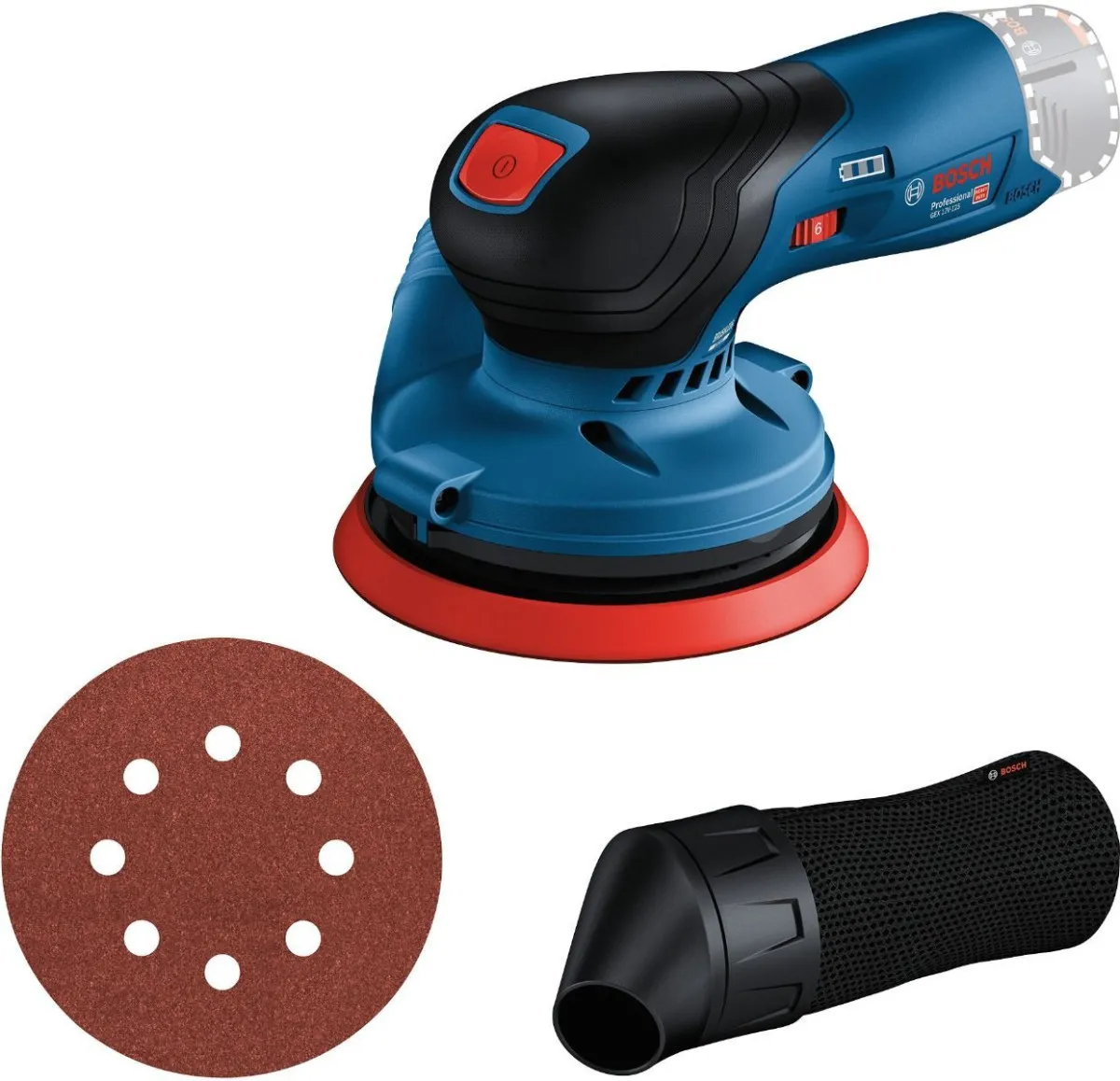 Bosch AKUMULATORSKA EKSCENTAR BRUSILICA GEX 12V-125 Solo (0601372101)