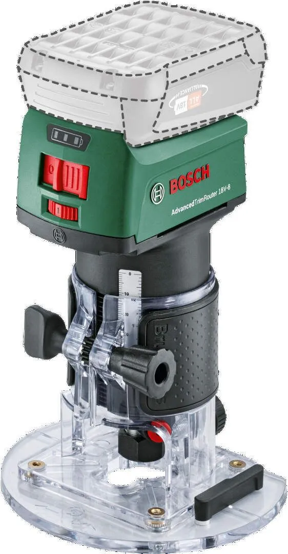 Bosch AKUMULATORSKA GLODALICA AdvancedTrimRouter 18V-8 Solo (06039D5000)