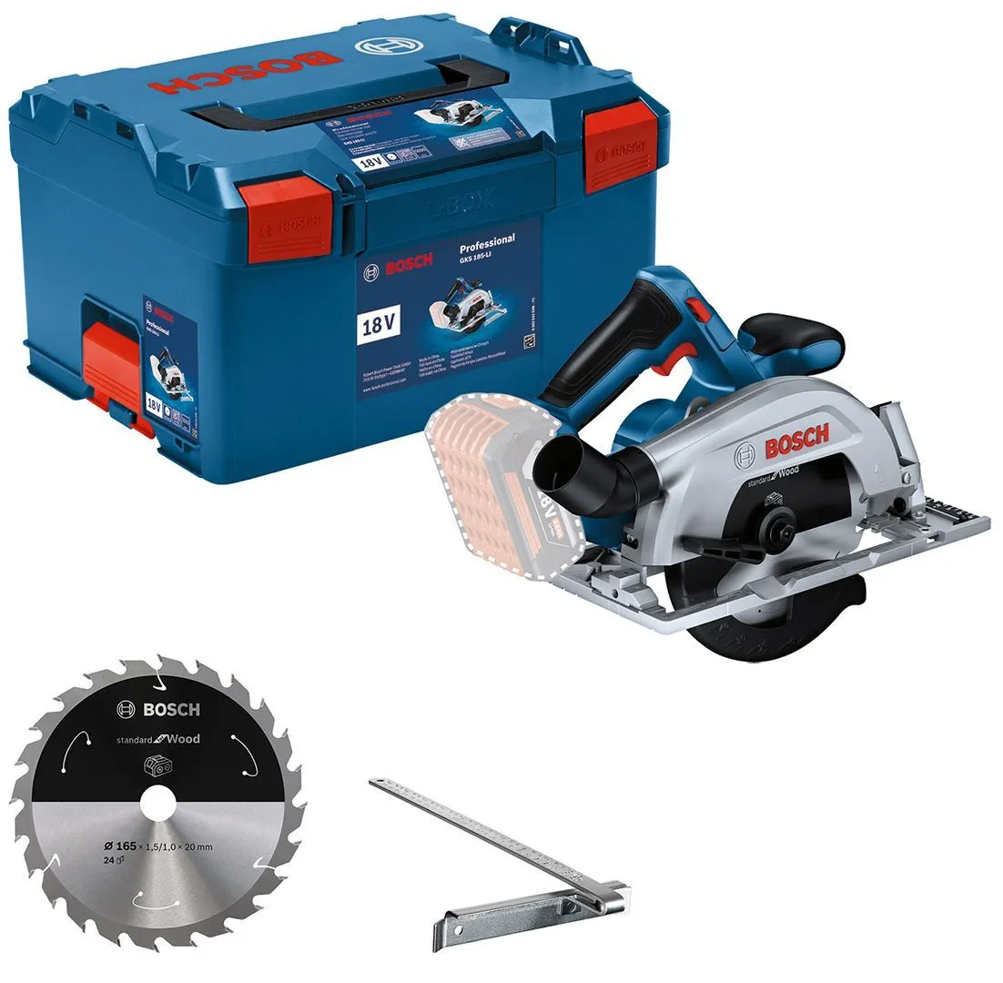 Bosch AKUMULATORSKA KRUŽNA TESTERA-CIRKULAR U L-BOXX KOFERU GKS 185-Li Solo (06016C1224)