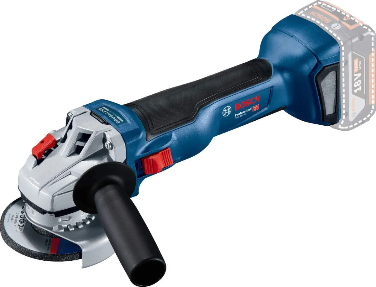 Bosch AKUMULATORSKA UGAONA BRUSILICA GWS 18V-10 Solo (06019J4002)