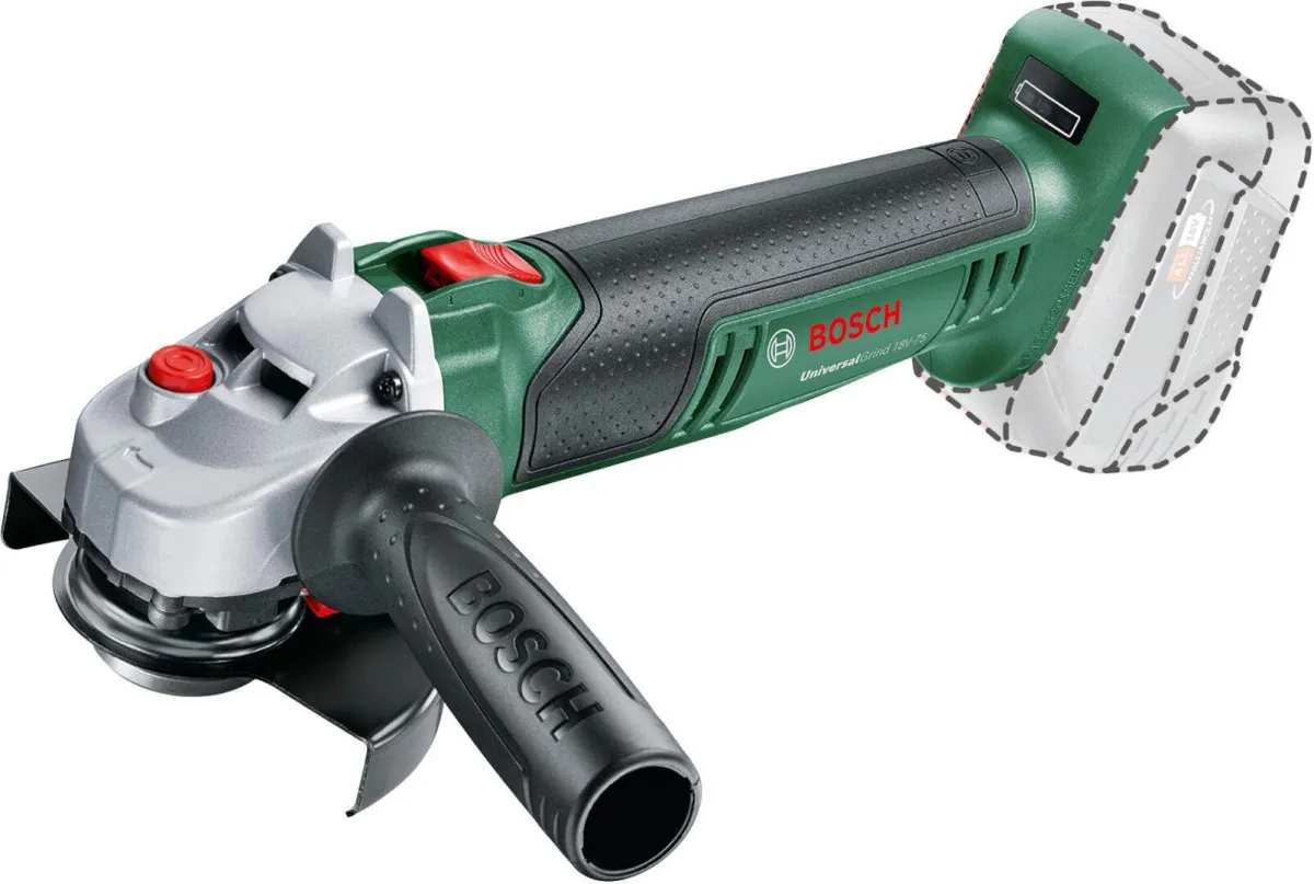 Bosch AKUMULATORSKA UGAONA BRUSILICA MALA UniversalGrind 18V-75 125mm solo (06033E5001)