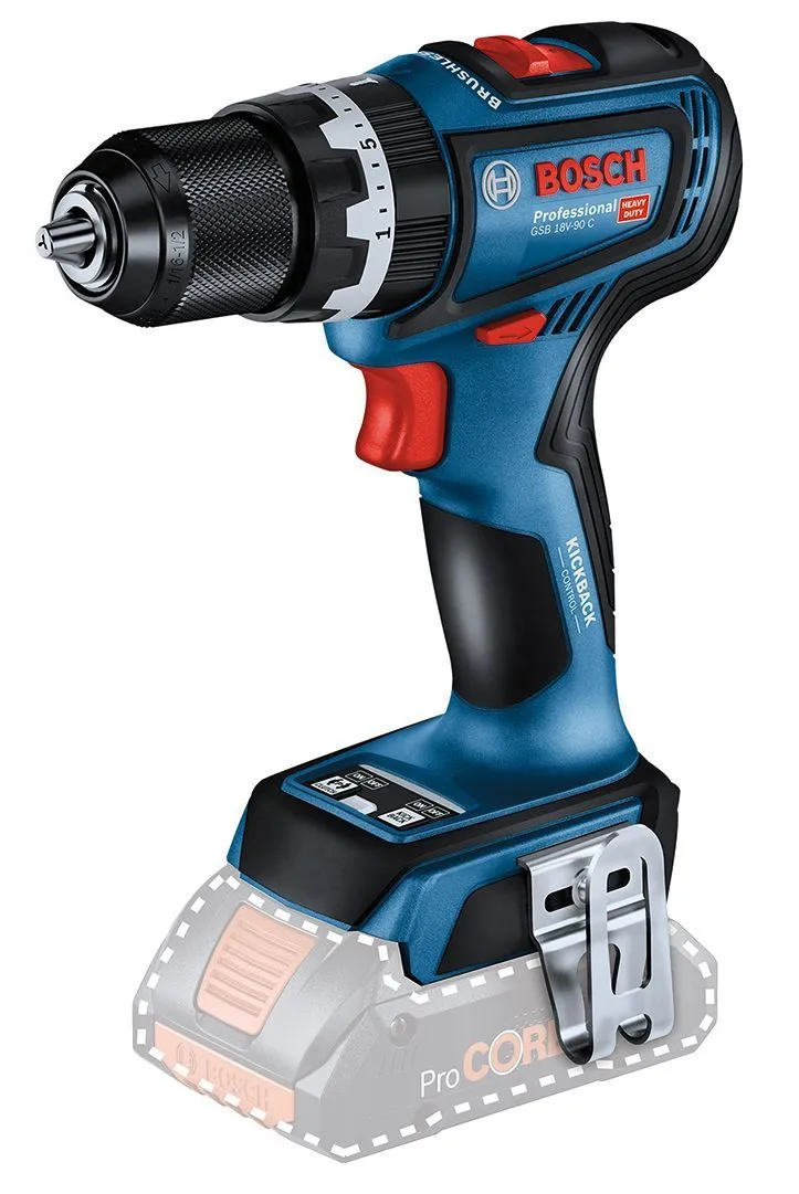 Bosch AKUMULATORSKA VIBRACIONA BUŠILICA - ODVRTAČ GSB 18V-90 C Solo (06019K6100)
