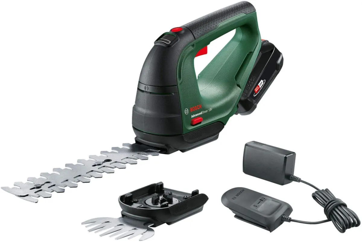 Bosch AKUMULATORSKE MAKAZE ZA TRAVU I ŽBUNJE AdvancedShear 18V-10 (0600857000)