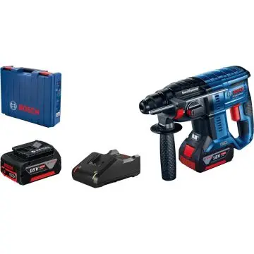 Bosch AKUMULATORSKI ELEKTRO-PNEUMATSKI ČEKIĆ / BUŠILICA GBH 180-LI 2x4,0 Ah (0611911121)