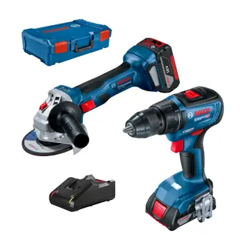 Bosch AKUMULATORSKI SET ALATA GSR 18V-50 + GWS 180 (0615990M47)