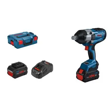 Bosch AKUMULATORSKI UDARNI ODVRTAČ GDS 18V-1050 H+ 2 x 8,0 Ah ProCORE + L-BOXX (06019J8502)