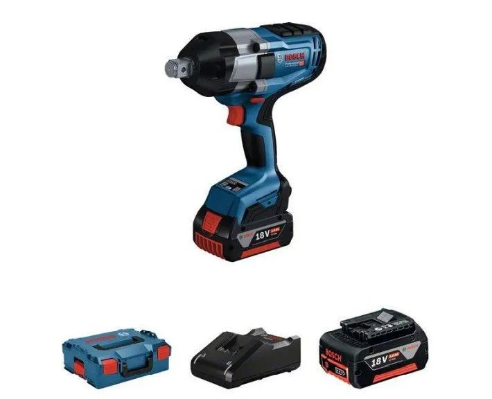 Bosch AKUMULATORSKI UDARNI ODVRTAČ GDS 18V-1050 H + GAL 18V-40 u L-Boxx koferu (06019J8522)