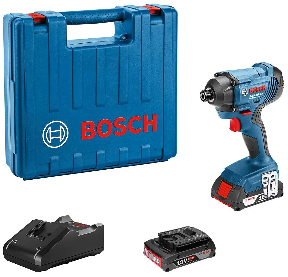 Bosch AKUMULATORSKI UDARNI ODVRTAČ U KOFERU  GDR 180-LI (06019G5123)