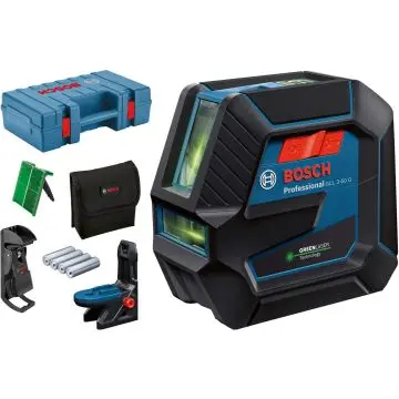 Bosch KOMBINOVANI SAMONIVELIŠUĆI LASER ZA LINIJE SA ZELENIM ZRAKOM GCL 2-50 G + magnetni nosač sa štipaljkom + kofer (0601066M02)