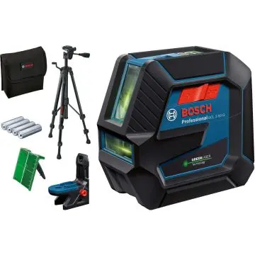 Bosch KOMBINOVANI SAMONIVELIŠUĆI LASER ZA LINIJE SA ZELENIM ZRAKOM GCL 2-50 G + stativ + magnetni nosač (0601066M01)