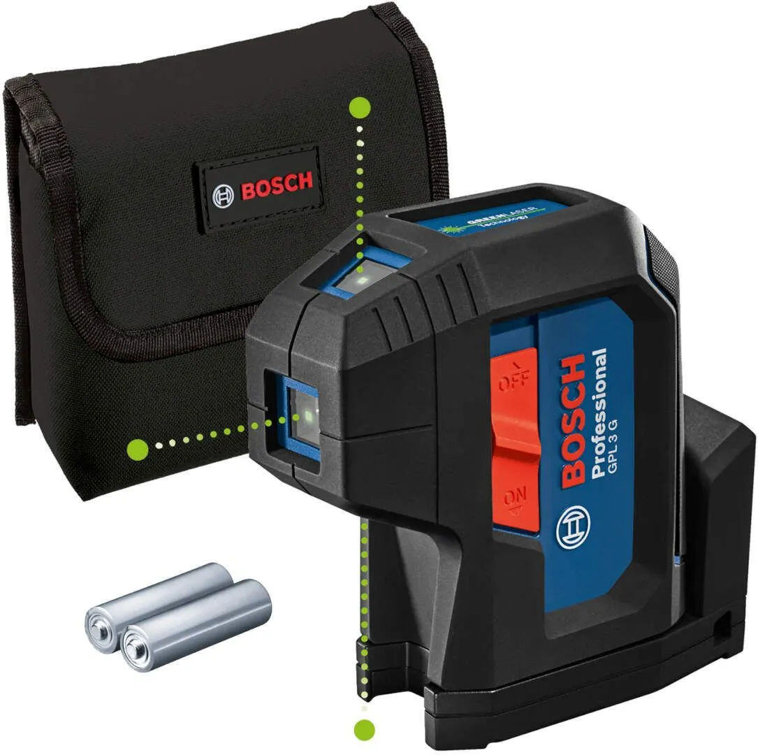 Bosch LASER ZA TAČKE 30M - ZELENI ZRAK GPL 3 G (0601066N00)
