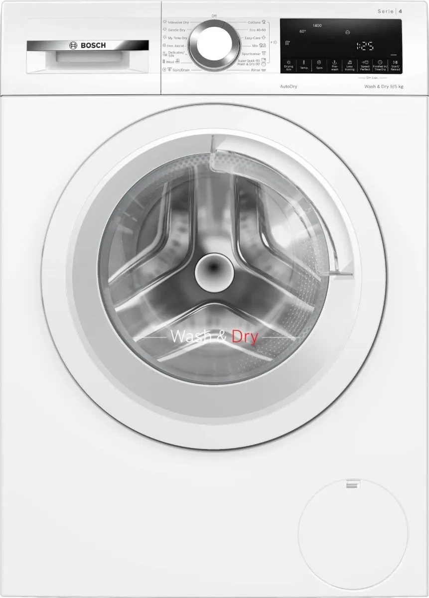 Bosch MAŠINA ZA PRANJE I SUŠENJE VEŠA WNA144V0BY Serija 4 | 9/5 kg, 1400 obrtaja