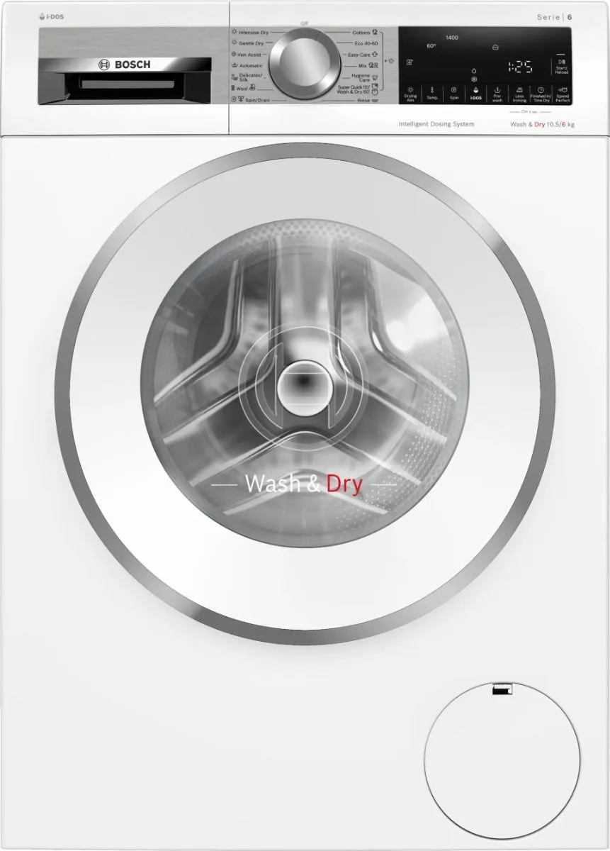 Bosch MAŠINA ZA PRANJE I SUŠENJE VEŠA WNG254A9BY Serija 6 | 10.5/6 kg, 1400 obrtaja