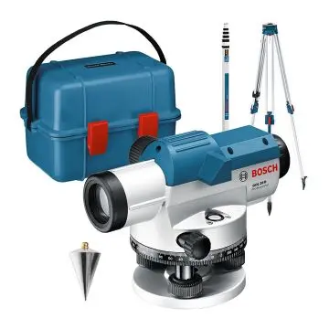 Bosch OPTIČKI UREĐAJ ZA NIVELISANJE - NIVELIR + STATIV + MERNA LETVA GOL 26 D + BT 160 + GR 500 (0601068002)