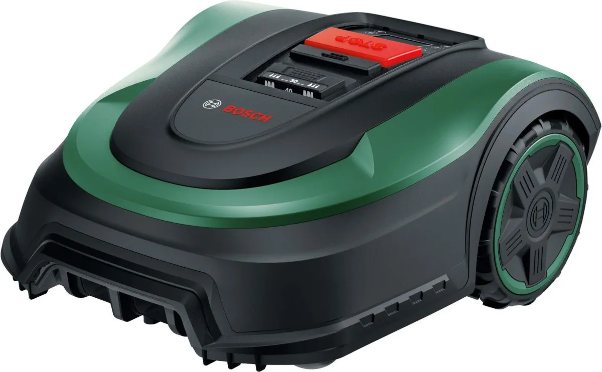 Bosch ROBOTSKA KOSILICA ZA TRAVNJAKE POVRŠINE DO 500 M2 SA STANICOM ZA PUNJENJE I TEHNOLOGIJOM DALJINSKOG UPRAVLJANJA Indego S 500 (06008B0202)