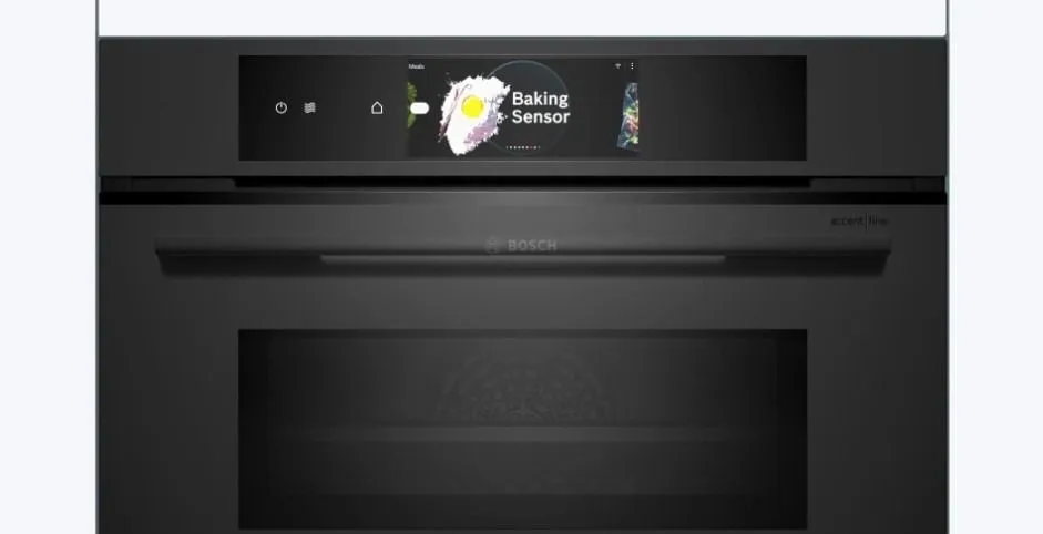 Bosch UGRADNA KOMPAKTNA RERNA SA MIKROTALASNOM FUNKCIJOM CMG978NM1 Serija 8 | 60 x 45 cm, Matt Black