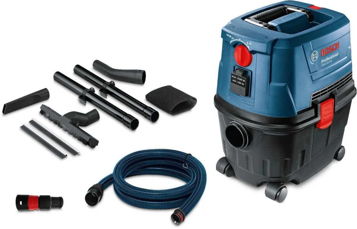 Bosch USISIVAČ ZA SUVO-MOKRO USISAVANJE GAS 15 PS (06019E5100)