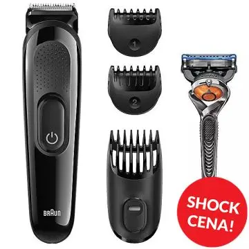 Braun TRIMER SK3000 BLK/BLK + RZR BLISTER