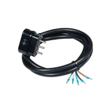 Commel Priključni kabl trofazni 16A 400V 10000W, crni 3m C0739