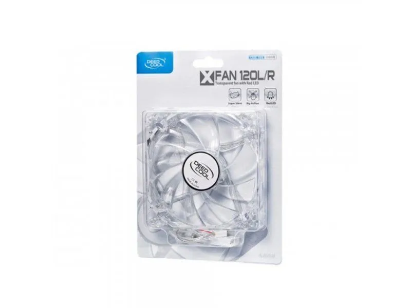 Deepcool VENTILATOR XFAN 120L/R RED