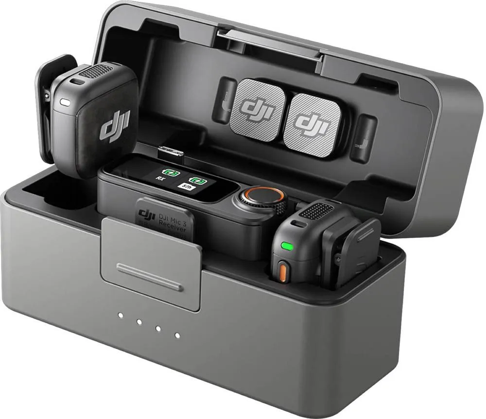 Dji MIKROFON Mic 3 (2 TX+ 1RX + Charging Case) (CP.RN.00000480.01)