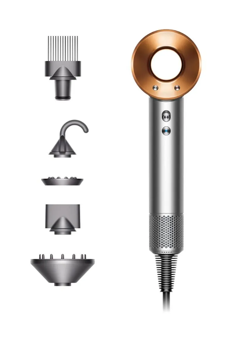 Dyson FEN ZA KOSU HD07 Supersonic Bright Nickle/Bright Copper 389922