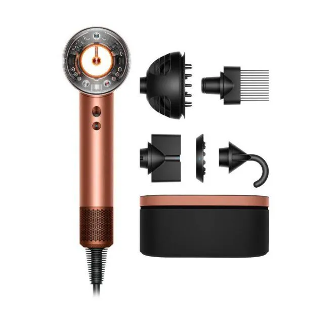 Dyson FEN ZA KOSU HD16 Supersonic Nural Amber Silk/Pink Champagne Curly+Coily 143709