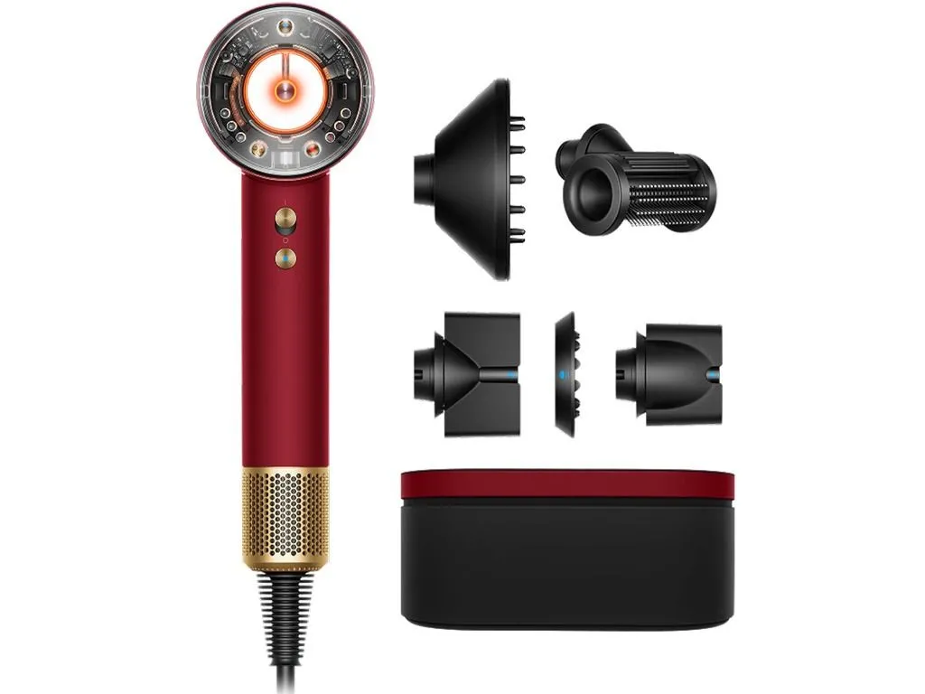 Dyson FEN ZA KOSU HD16 Supersonic Nural Red Velvet Gold Straight Wavy 493117