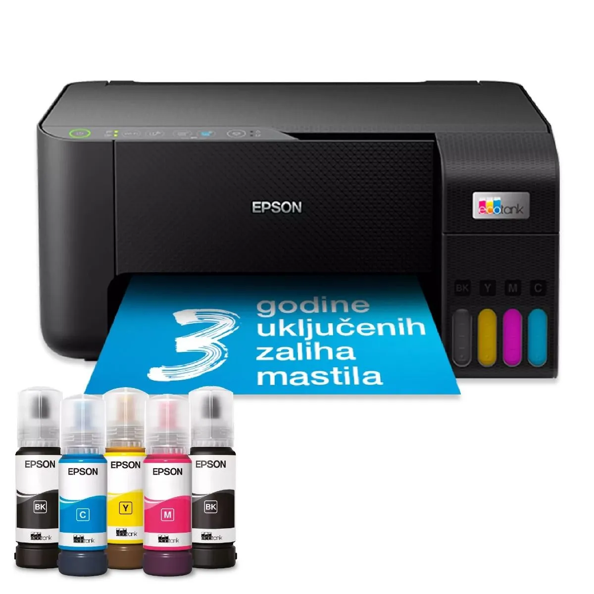 Epson MULTIFUNKCIJSKI INKJET ŠTAMPAČ EcoTank L3270