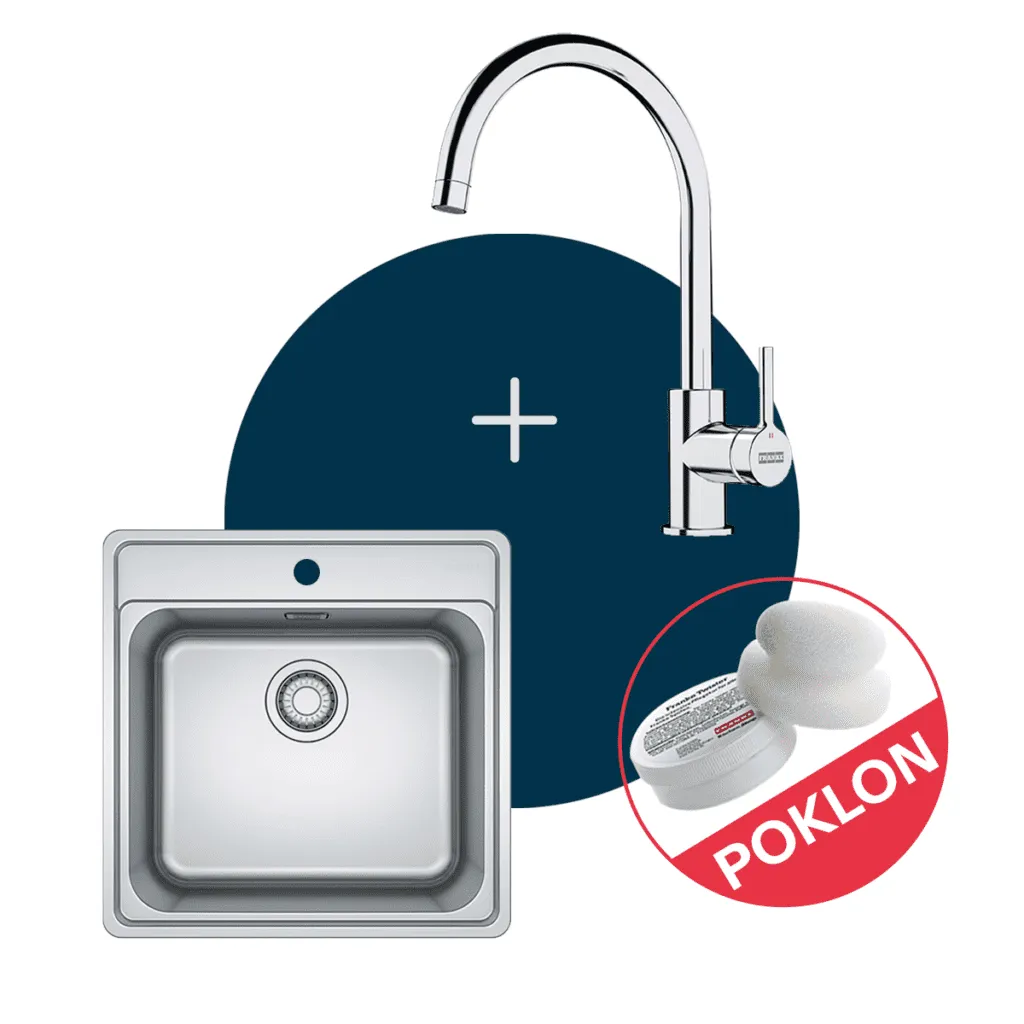 FRANKE SET 3 SUDOPERA I SLAVINA BCX 610-51 i LINA XL J