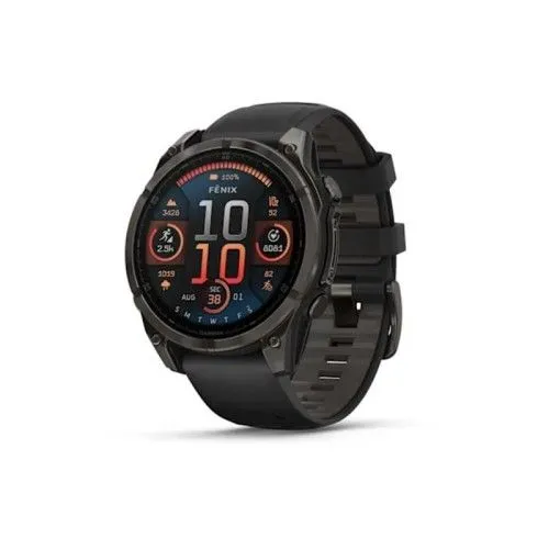Garmin GPS SMART WATCH Fenix 8 47,AMOLED,Sap,PebbleGy (010-02904-21)