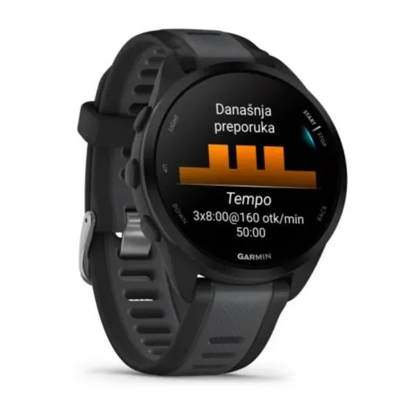 Garmin GPS SMART WATCH Forerunner 165 Black (010-02863-20)