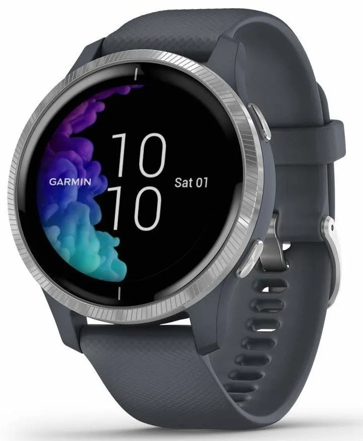 Garmin SMART WATCH Venu Silver Granit Plava
