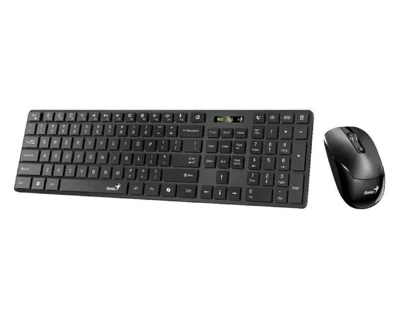 GENIUS NX-8015S BT SlimStar 8250 Wireless USB US crna tastatura+ miš