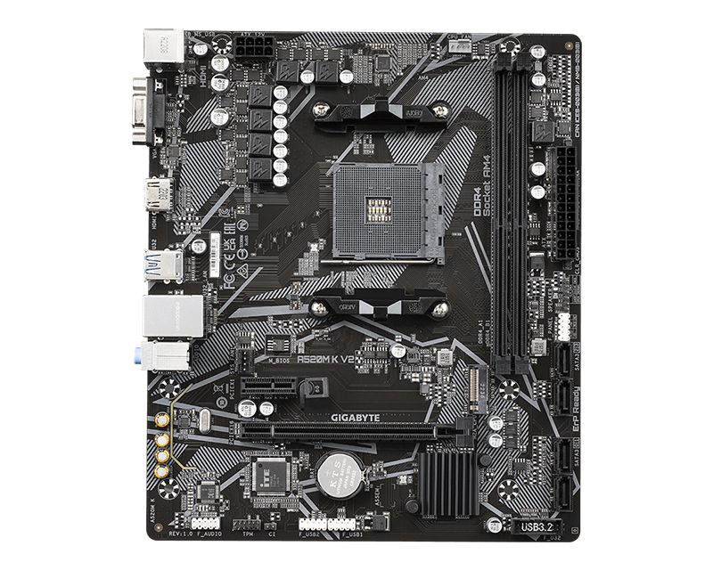GIGABYTE Realtek A520M K V2 rev. 1.x matična ploča