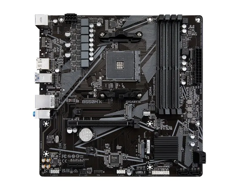 GIGABYTE Realtek B550M K rev. 1.x matična ploča