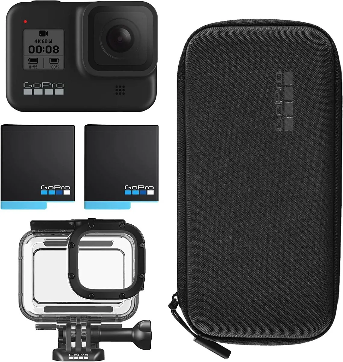 GoPro AKCIONA KAMERA Hero8 Black Bundle CHDRB-805-TH