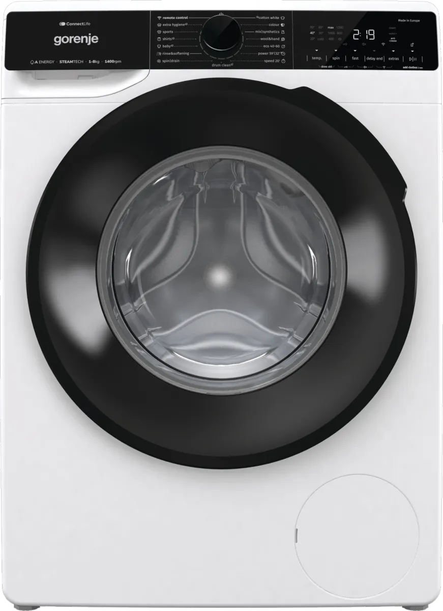 Gorenje MAŠINA ZA PRANJE VEŠA WPNA 84 AP WIFI 8 kg, 1400 obrtaja
