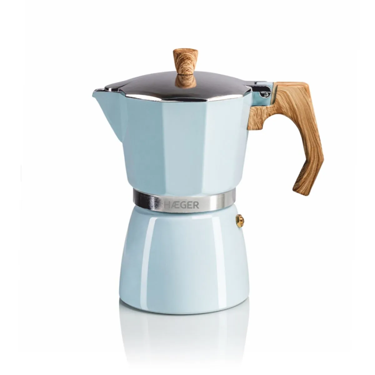 HAEGER DŽEZVA ZA ESPRESSO KAFU 6 ŠOLJICA 300ML PLAVA CP-06A.011A
