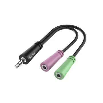HAMA ADAPTER 4-pin 3.5mm M na 2x3,5mm Z 200352