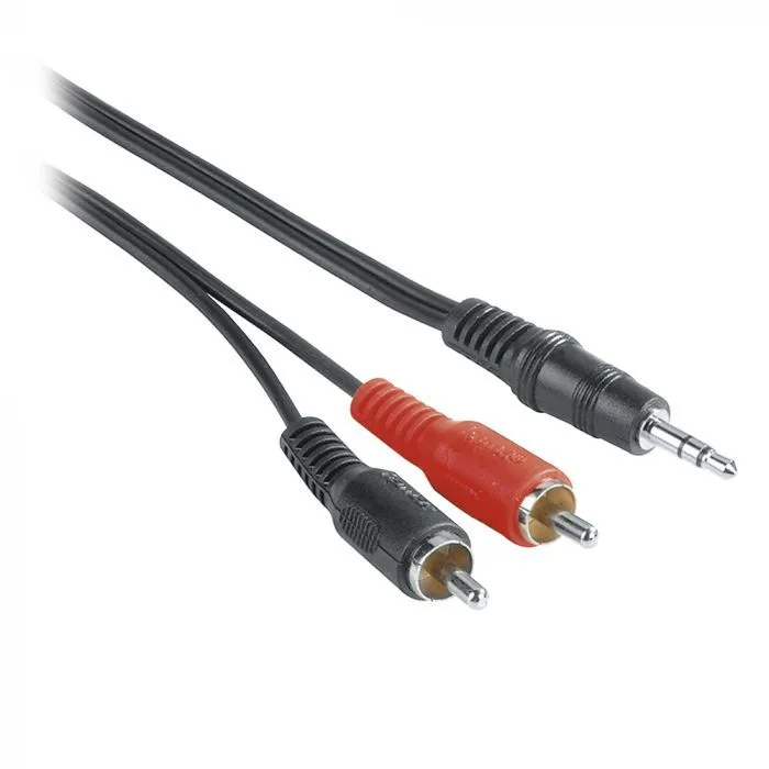 HAMA AUDIO KABL 3.5MM (MUŠKI) NA 2X ČINČ (MUŠKI), 2.0M 205106