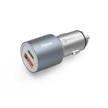 HAMA AUTO PUNJAČ ZA TELEFON USB A/USB C 201639