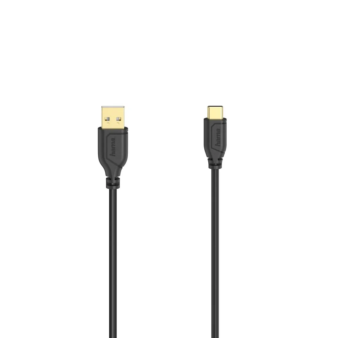 HAMA KABL ZA PUNJAČ USB-A (MUŠKI) NA USB-C (MUŠKI) 0.75M CRNI 200634