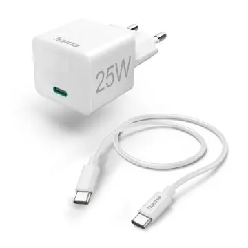 HAMA KUĆNI PUNJAČ ZA TELEFON USB-C+KABL USB-C NA USB-C 201624