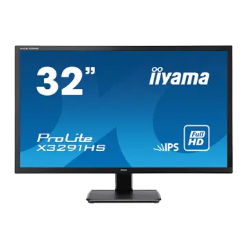 Iiyama MONITOR X3291HS-B1 32" IPS-panel, 1920x1080, 5ms, 250cd/m², HDMI,  DVI, VGA, Speakers