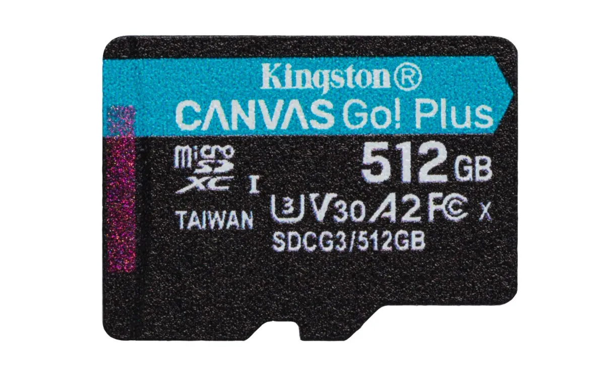 Kingston MEMORIJSKA KARTICA 512GB Canvas Go Plus SDCG3/512GBSP