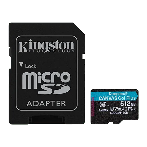 Kingston MEMORIJSKA KARTICA Canvas Go Plus SDCG3/512GB