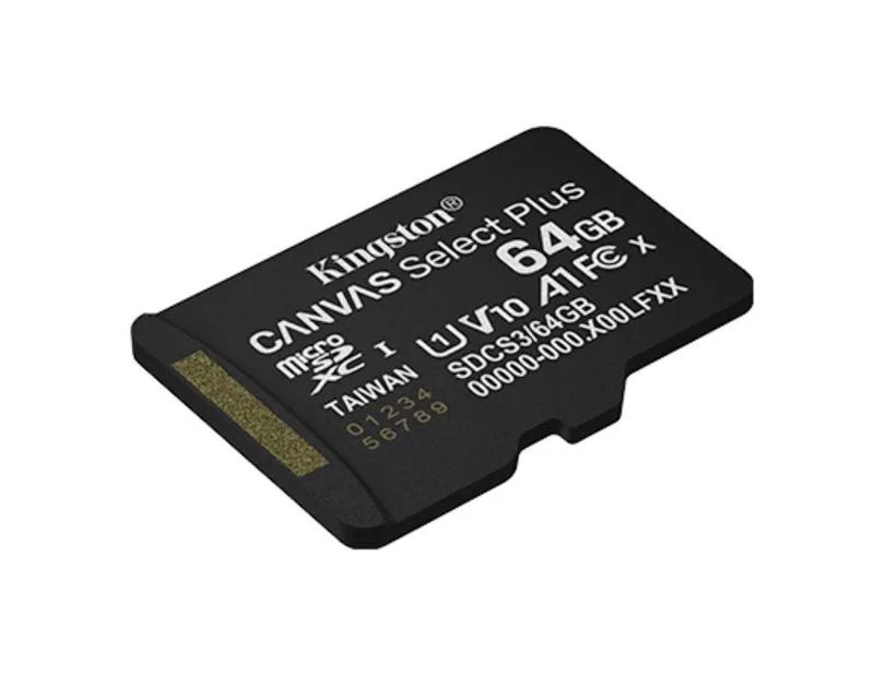 KINGSTON Memorijska kartica U1 V10 SDXC 64GB Canvas Select Plus G3 100R A1 SDCS3/64GBSP