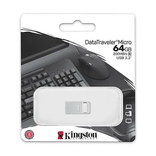 Kingston USB MEMORIJA DataTraveler Micro DTMC3G2/64GB